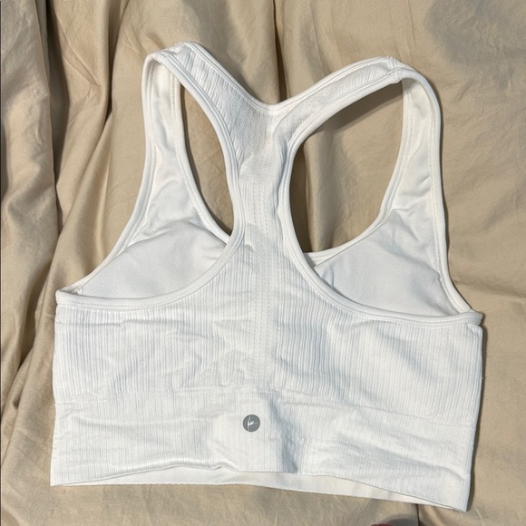 90 Degree Racerback Sports Bra Set - (Medium) White, Brown, and Mauve - Picture 7 of 10